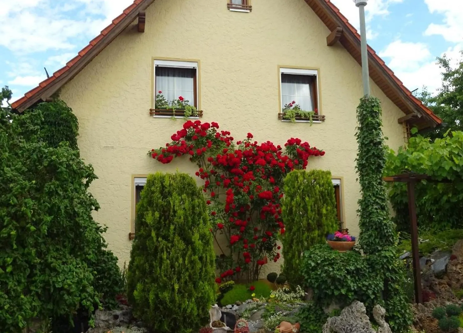 公寓 Ferienwohnung Wassergartenparadies Harsdorf